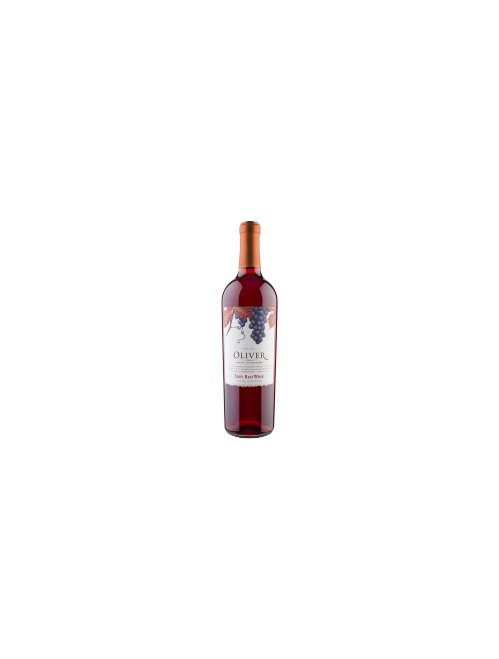 OLIVER SOFT RED WINE 750mL