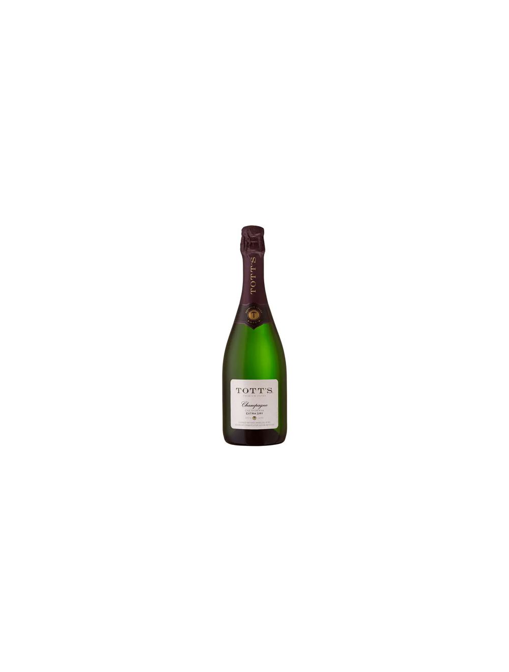 TOTT'S EXTRA DRY CALIFORNIA CHAMPAGNE 750mL