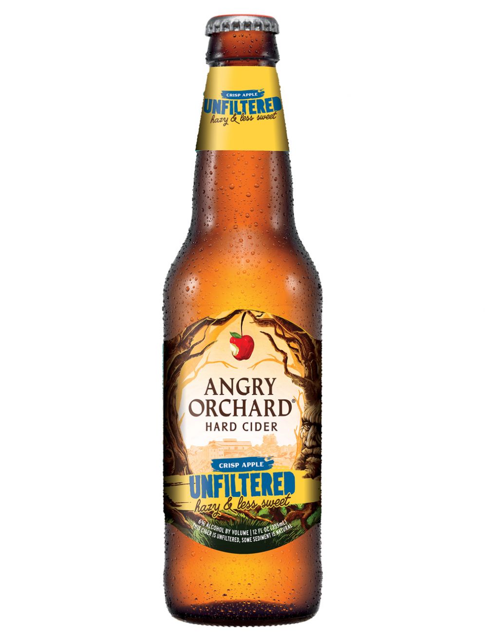 ANGRY ORCHARD UNFILTERED CRISP APPLE 6PK 12OZ BTLS