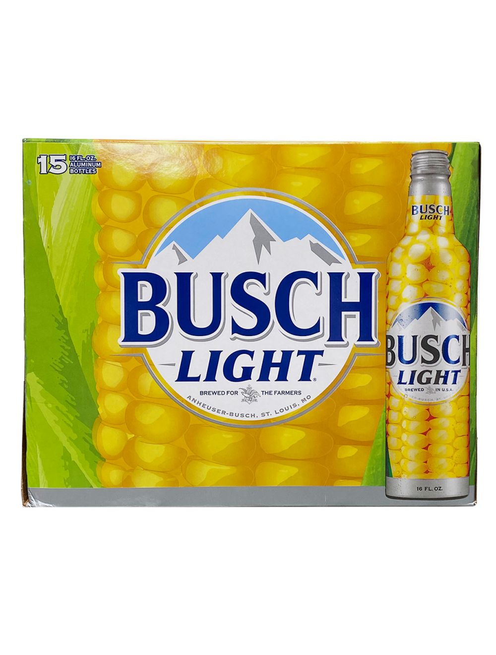 BUSCH LIGHT ALUMINUM BOTTLES 15PK