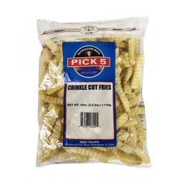 PICK 5 CRINKLE CUT FRIES 2.5LB PICK 5 CRINKLE CUT FRIES 2.5LB