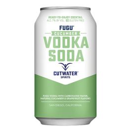 CUTWATER FUGU CUCUMBER VODKA SODA 4PK 12OZ CANS CUTWATER FUGU CUCUMBER VODKA SODA 4PK 12OZ CANS