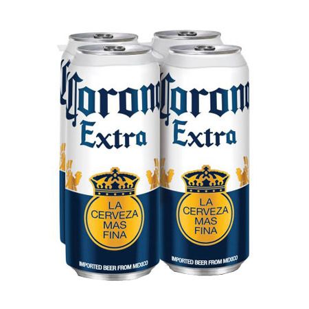 CORONA EXTRA 4PK 16OZ CANS