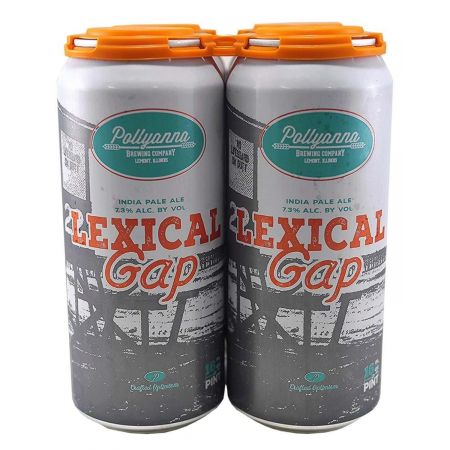 POLLYANNA BREWING Illinois Lexical Gap Fun Size STICKER decal craft beer brewery 