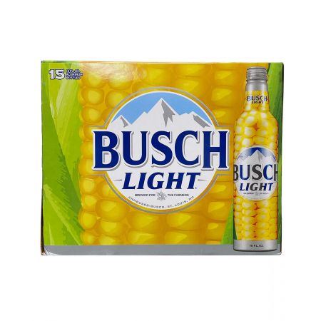 BUSCH LIGHT ALUMINUM BOTTLES 15PK