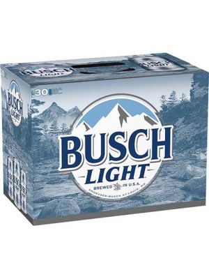 BUSCH LIGHT 30PK 12OZ CANS