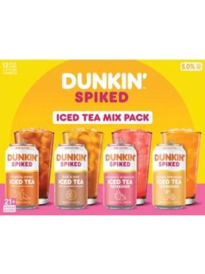 DUNKIN' SPIKED ICE TEA MIX PK 12