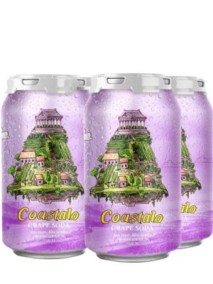 COASTALO GRAPE SODA 4PK