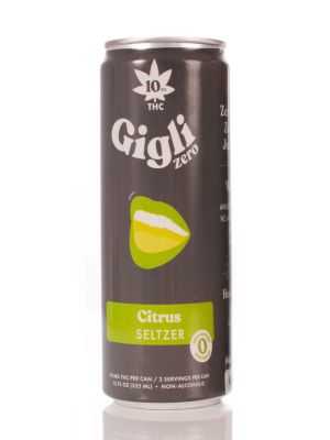 GIGLI ZERO CITRUS SELTZER 4PK