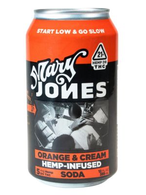 MARY JONES ORANGE & CREAM 4PK